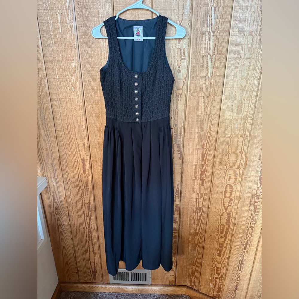 Salzburger Dirndl Maxi Dress size 40 Vintage Renaissance